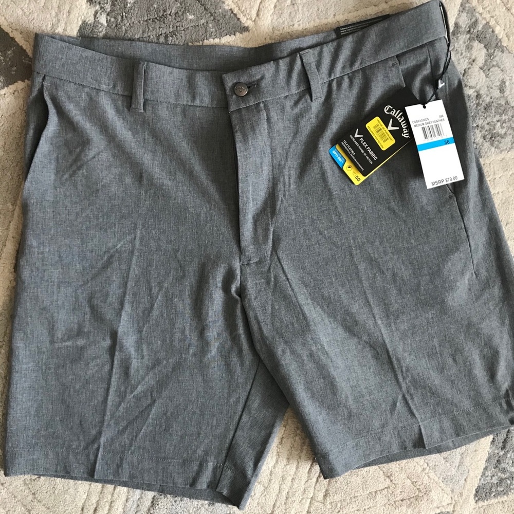 Callaway Flex Fabric Athletic Shorts 36W NWT